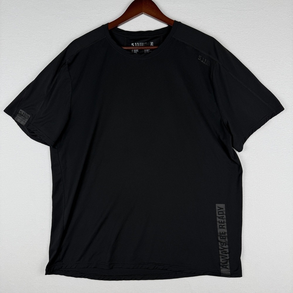 5.11 Tactical No‎ Mercy PT-R Shirt Mens XL Black Short Sleeve Lightweight